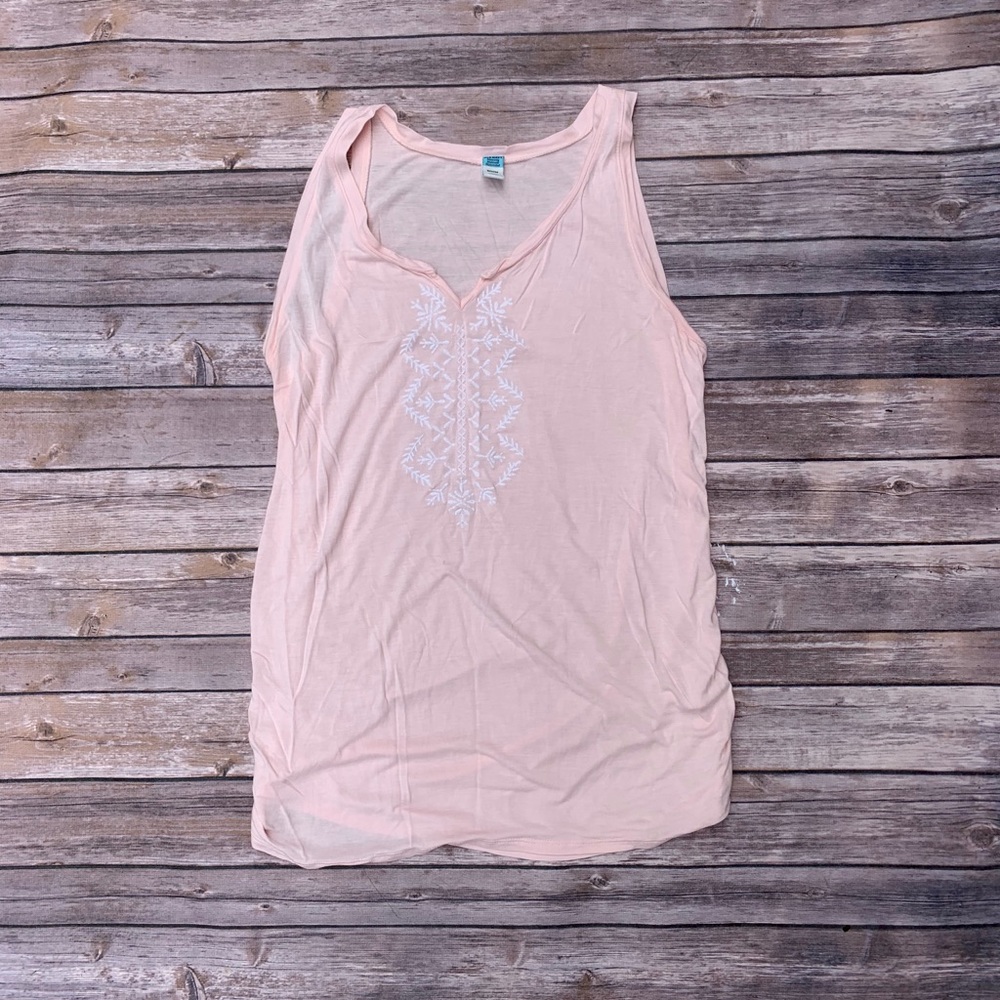 Pink maternity top